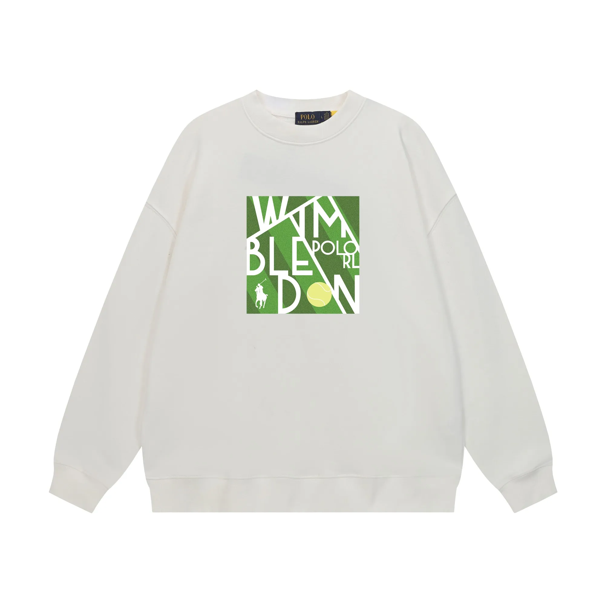 P200 Long-term stock] RalphLauren/Ralph Lauren 2025 autumn and winter new bear letter print 420g heavy large terry sweatshirt Ralph Lauren's age-reducing item, the coat fabric is made of 85% cotton ➕15% polyester, which not only retains the softness, comfort and breathability of cotton, but also adds the wear resistance and wrinkle resistance of polyester fiber, making the clothes more durable and easy to care for. Even in slightly cooler weather, you won't feel stuffy when wearing it. This kind of fabric has a natural crisp feel and is not easy to pill or deform. The bear on the chest is printed with English letters. It is full of color, full of three-dimensionality, and lifelike, adding a bit of liveliness and interest to the whole sweatshirt. There is no pressure to dress, regardless of age or gender. Complete accessories! Color: black, white, navy blue, light floral gray Size: M-L-XL-XXL